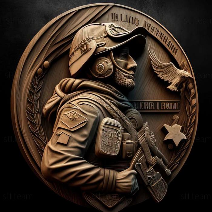 3D model Medal of Honor Warfighter game (STL)